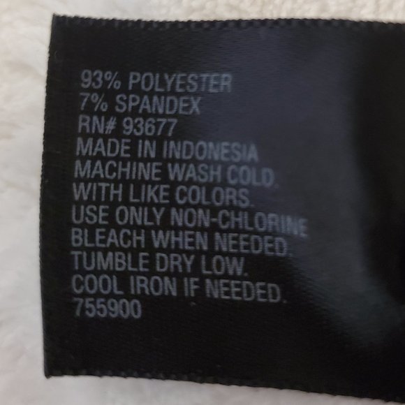 WORTHINGTON WHITE FLORAL PRINT PEPLUM BLOUSE - Picture 4 of 4